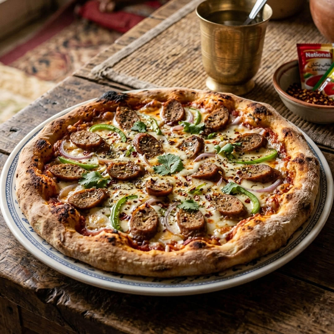 Sausages Pizza